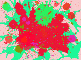 Paint splashes background
