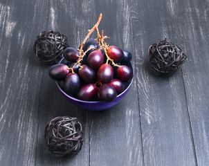 Bunches of grapes Crimson