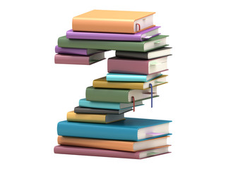 font design of the books
