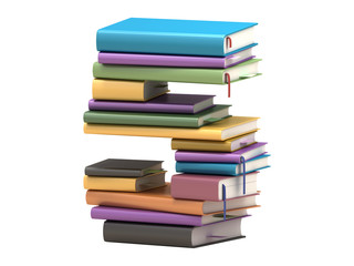 font design of the books
