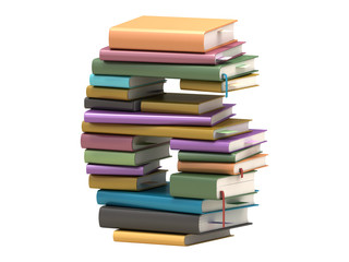 font design of the books
