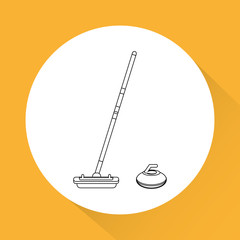 hockey sport design, vector illustration