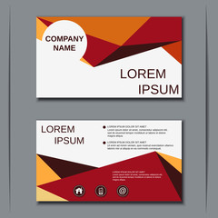 Business visiting card template