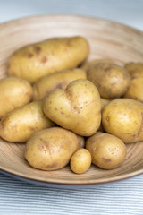 Herzförmige Kartoffel