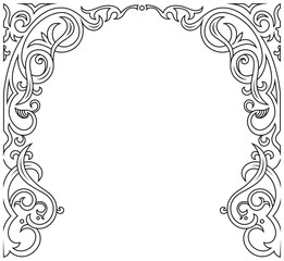 Arabic greeting vector background. Arch Muslim mosque