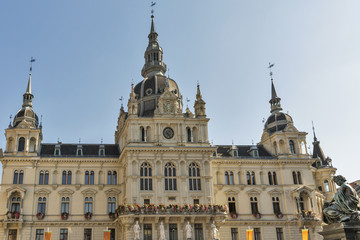 Fototapeta na wymiar Town hall in Graz, Austria