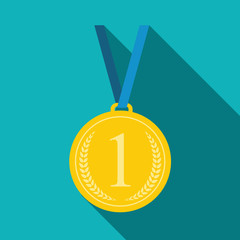 Art Flat Medal Icon for Web. Medal icon app. Medal icon best. Me