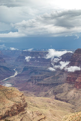 Grand Canyon National Park during a summer rainy day, Arizona, USA
