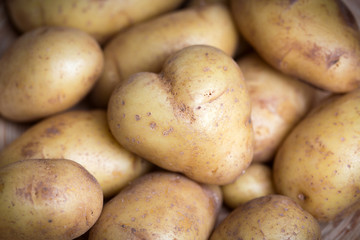 Herzförmige Kartoffel