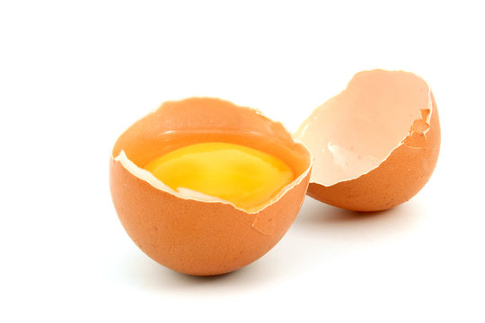 Chicken egg broken