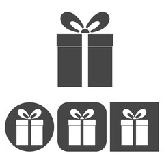 Gift Box - vector icon