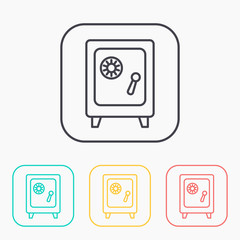 Safe color icon set