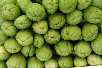 Markthalle Mercado dos Lavradores - Chayote (Sechium edule)