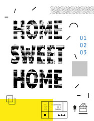 Creative concept poster. Vector. Isolated.