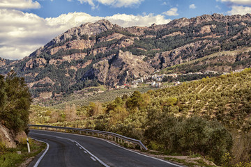 Fototapeta premium En ruta hacia Cazorla. Jaén