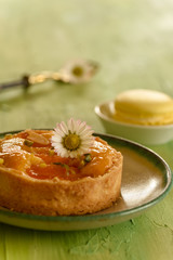 Stillleben Food-Aprikosentörtchen