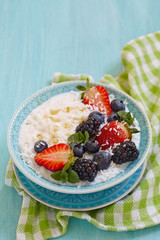 Rice porridge with coconut milk