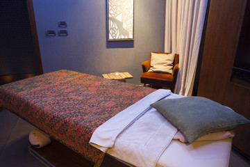 Fototapeta na wymiar interior of a room for oriental massage