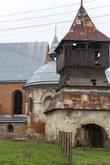 Burned  church of St. Michael  in Stara Sil, Ukraine