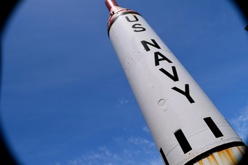 Submarine Ballistic Missile / Developed in the late 1950’s, the Polaris A-1 ballistic missile was...