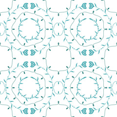 Hungarian floral ornamental seamless pattern