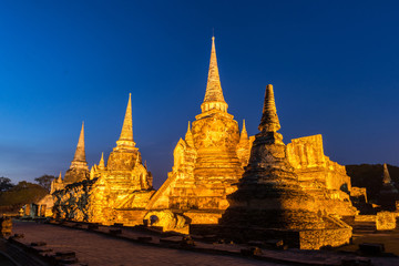 Wat Phrasisanpetch in the Ayutthaya Historical Park, Ayutthaya,