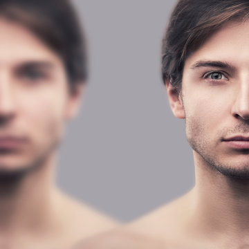 Portrait of a handsome man
