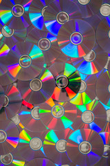 A Bunch of Laid Flat CDs or DVDs