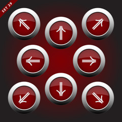 icons with arrows - eight directions