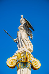 Statue of Athena,Academy of Athens,Greece