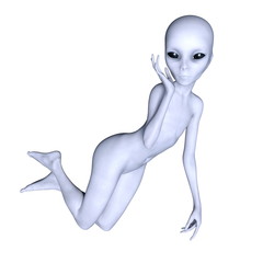 Fototapeta premium 宇宙人