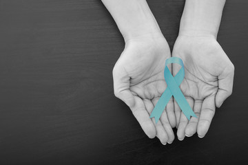 Ovarian cancer Green ribbon