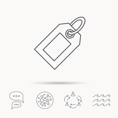 Sale tag icon. Price label sign.