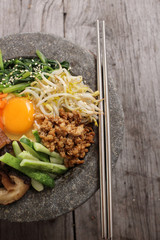 Bibimbap korean food