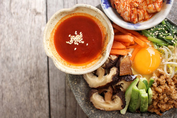 Bibimbap korean food