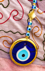 evil eye glass Turkish amulet traditional