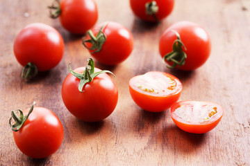 Tomatoes. red ripe tomatoes