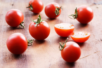 Tomatoes. red ripe tomatoes