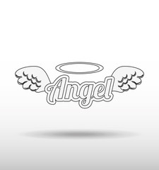 angels wings design 