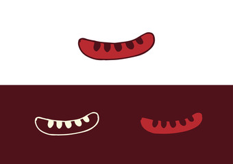 Sausage Vector