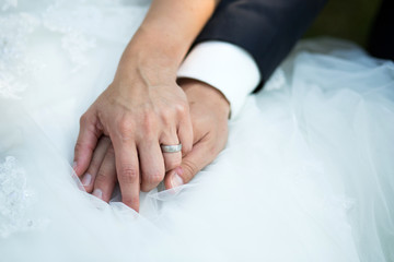 Brautpaar Hände
