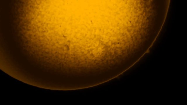 Sun Seen through a Solar Telescope Solar Flares Seen. Hydrogen Alpha 0.5 angstrom telescope.