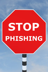 Stop Phishing concept