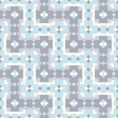 Geometric abstract pattern. Seamless vector background.