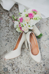 Elegant wedding shoes