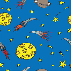 Seamless space set picture