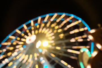 Bokeh light festival park