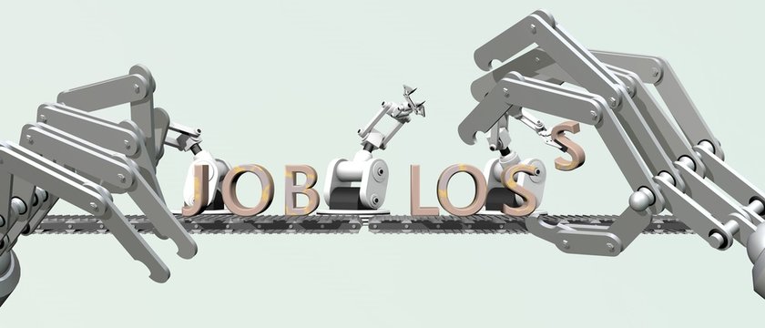 Verlies van banen door robotisering