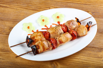 Kids style chicken barbeque