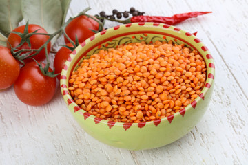 Red lentils